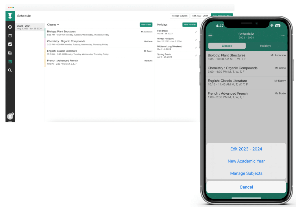 School Routine Maker The Calendar: Your Ultimate School Schedule Maker and Planner