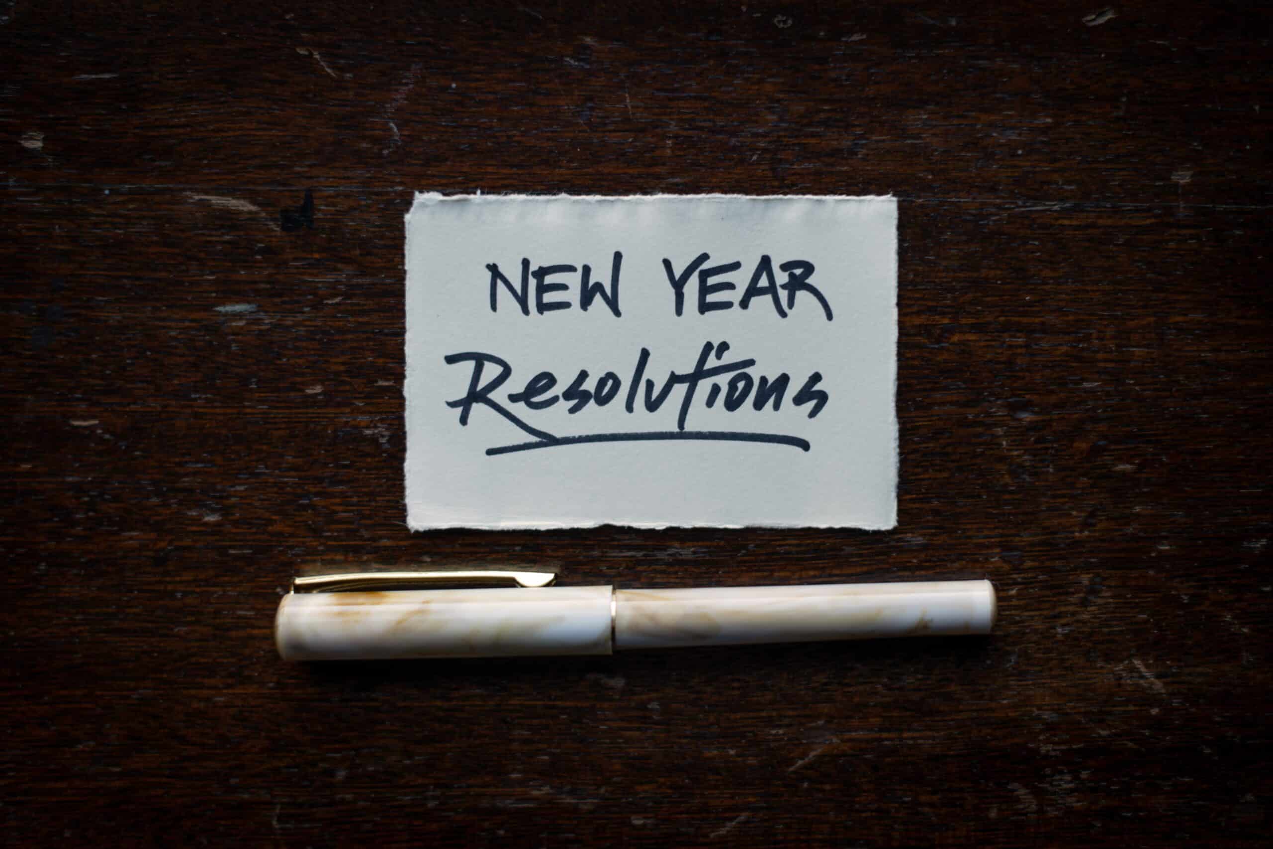 new years resolutions student