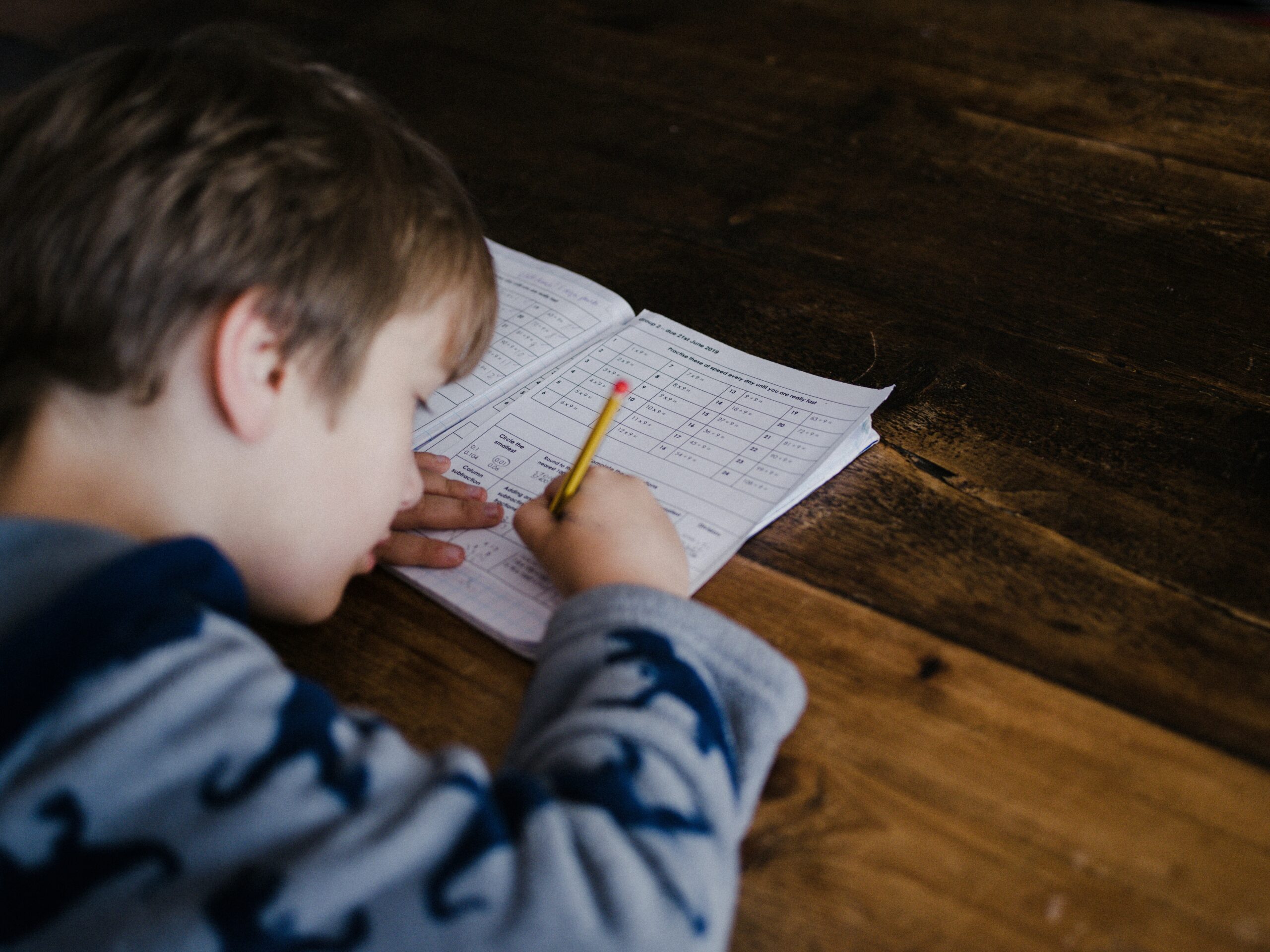 how to help child night before exam